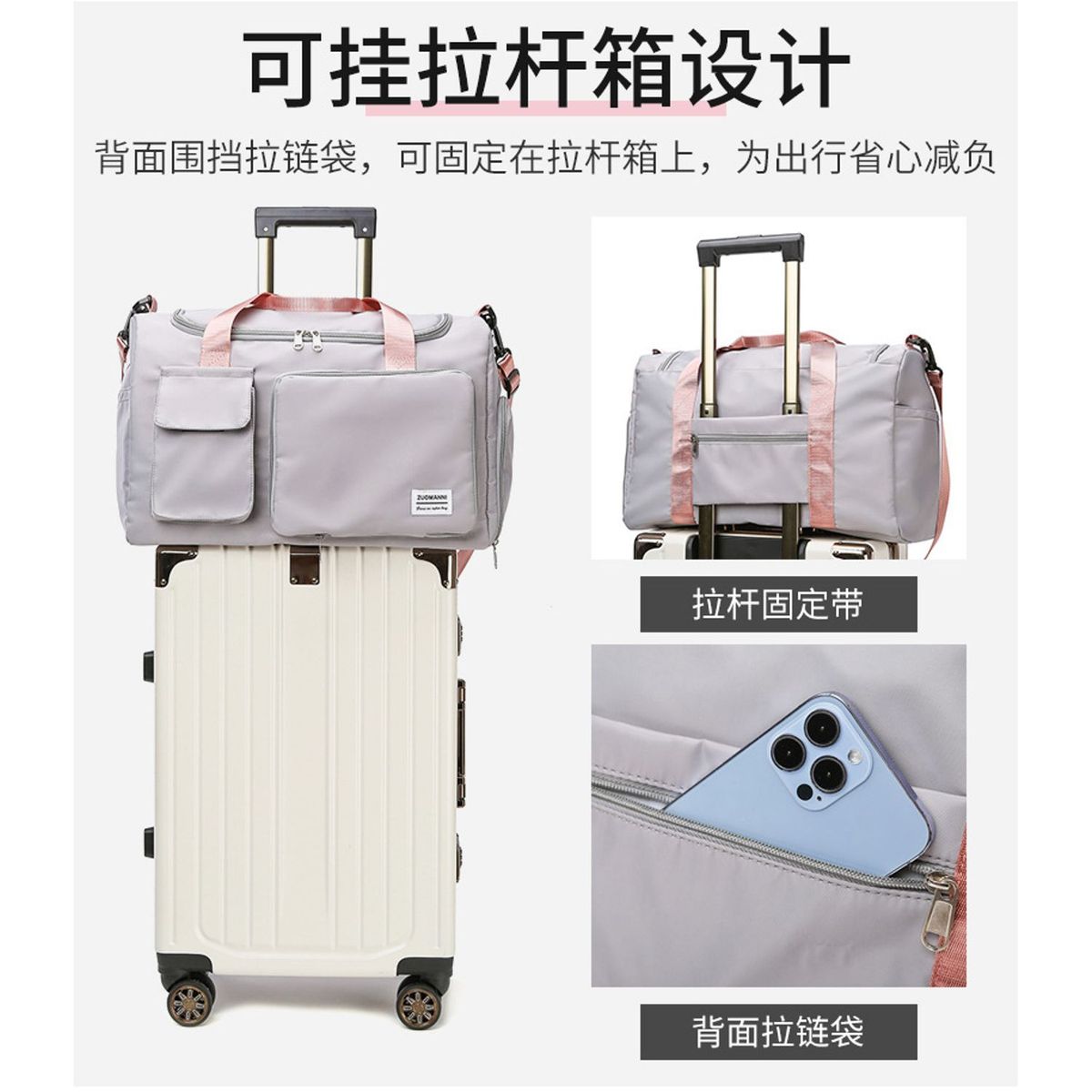 TIOZONEY - Bolso Travel Duffle Mujeres
