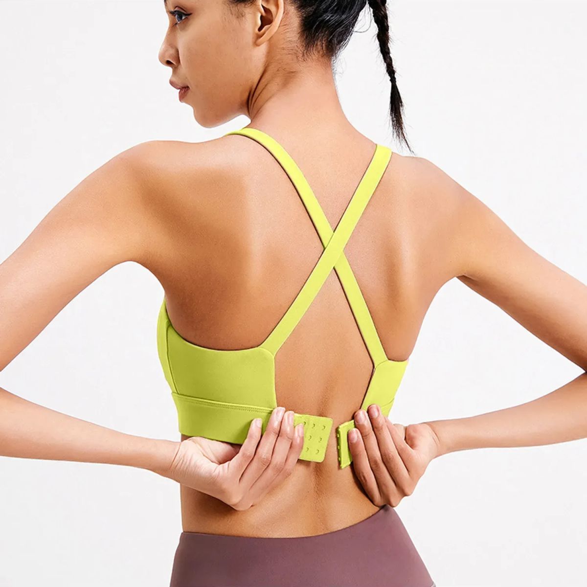 TIOZONEY - Sujetador deportivo de alto impacto para mujer