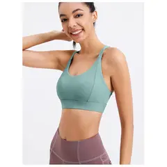 TIOZONEY - Sujetador deportivo de alto impacto para mujer