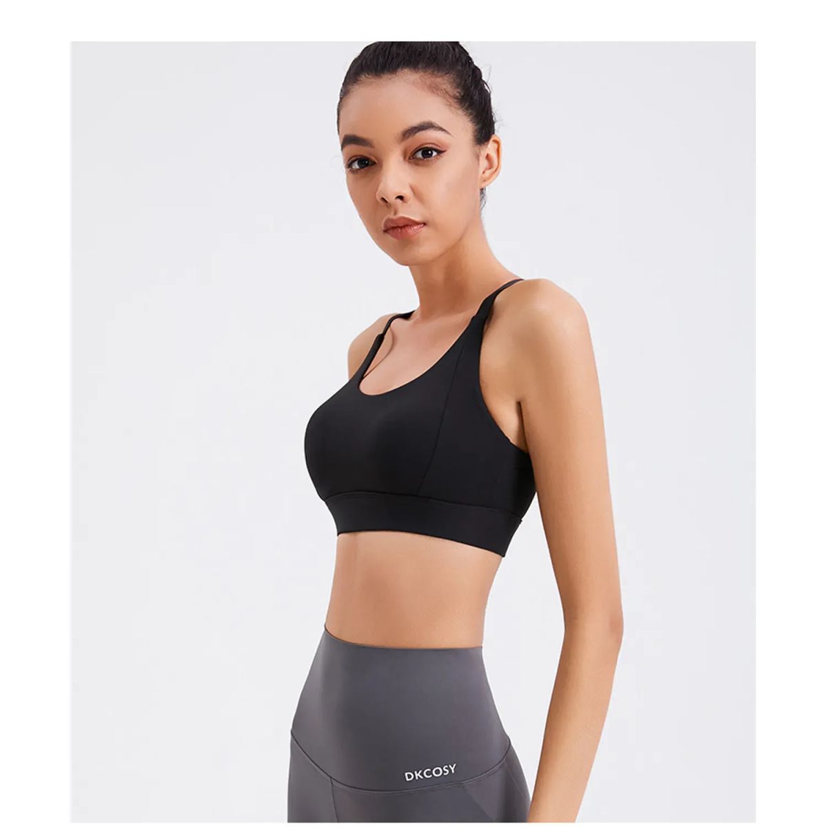 TIOZONEY - Sujetador deportivo de alto impacto para mujer