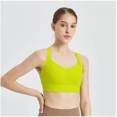 TIOZONEY - Sujetador deportivo de alto impacto para mujer