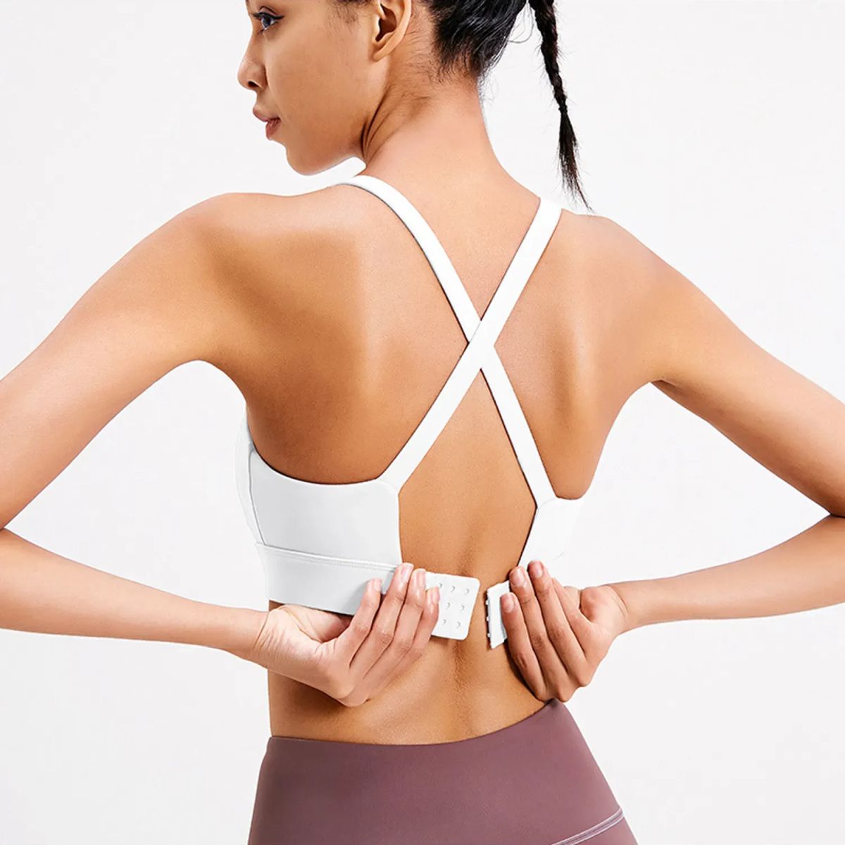 TIOZONEY - Sujetador deportivo de alto impacto para mujer