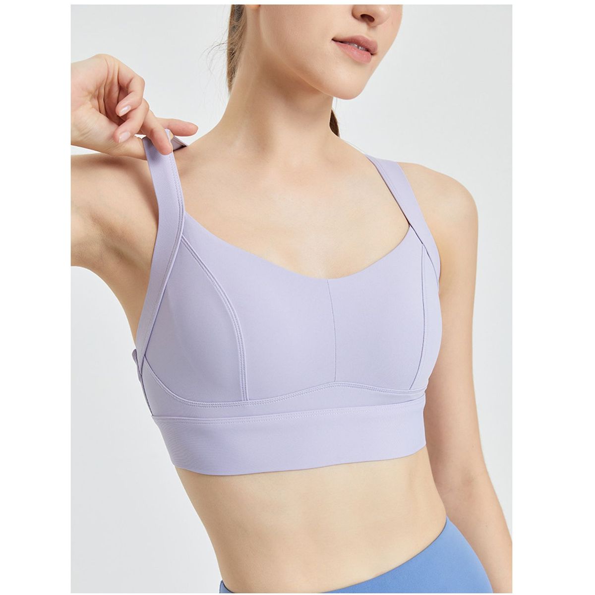 TIOZONEY - Sujetador deportivo de alto impacto para mujer