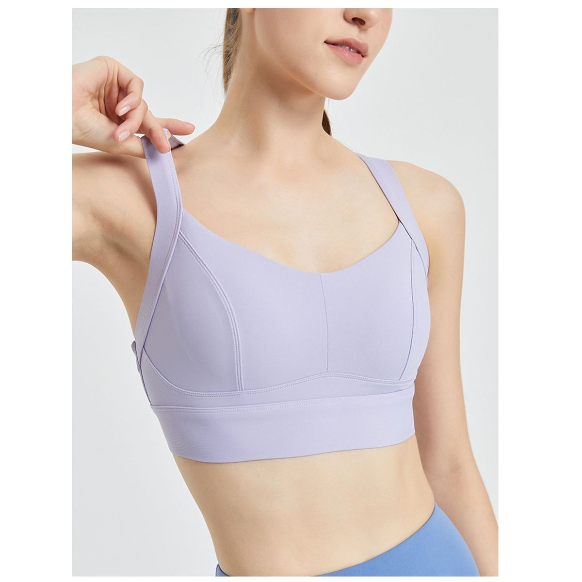 TIOZONEY - Sujetador deportivo de alto impacto para mujer