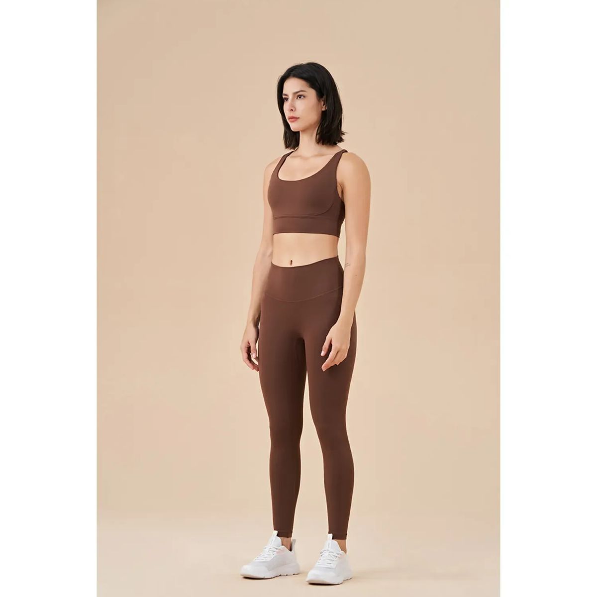 TIOZONEY - Sujetador deportivo con tiras para mujer