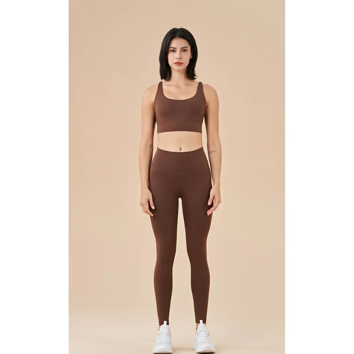 TIOZONEY - Sujetador deportivo con tiras para mujer
