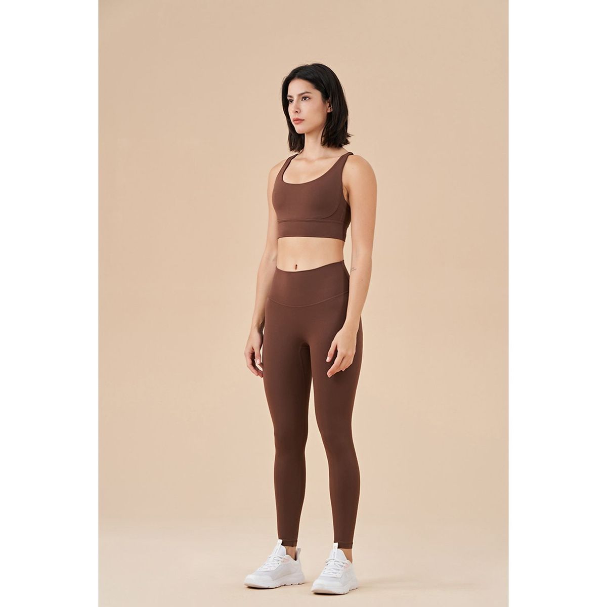 TIOZONEY - Sujetador deportivo con tiras para mujer