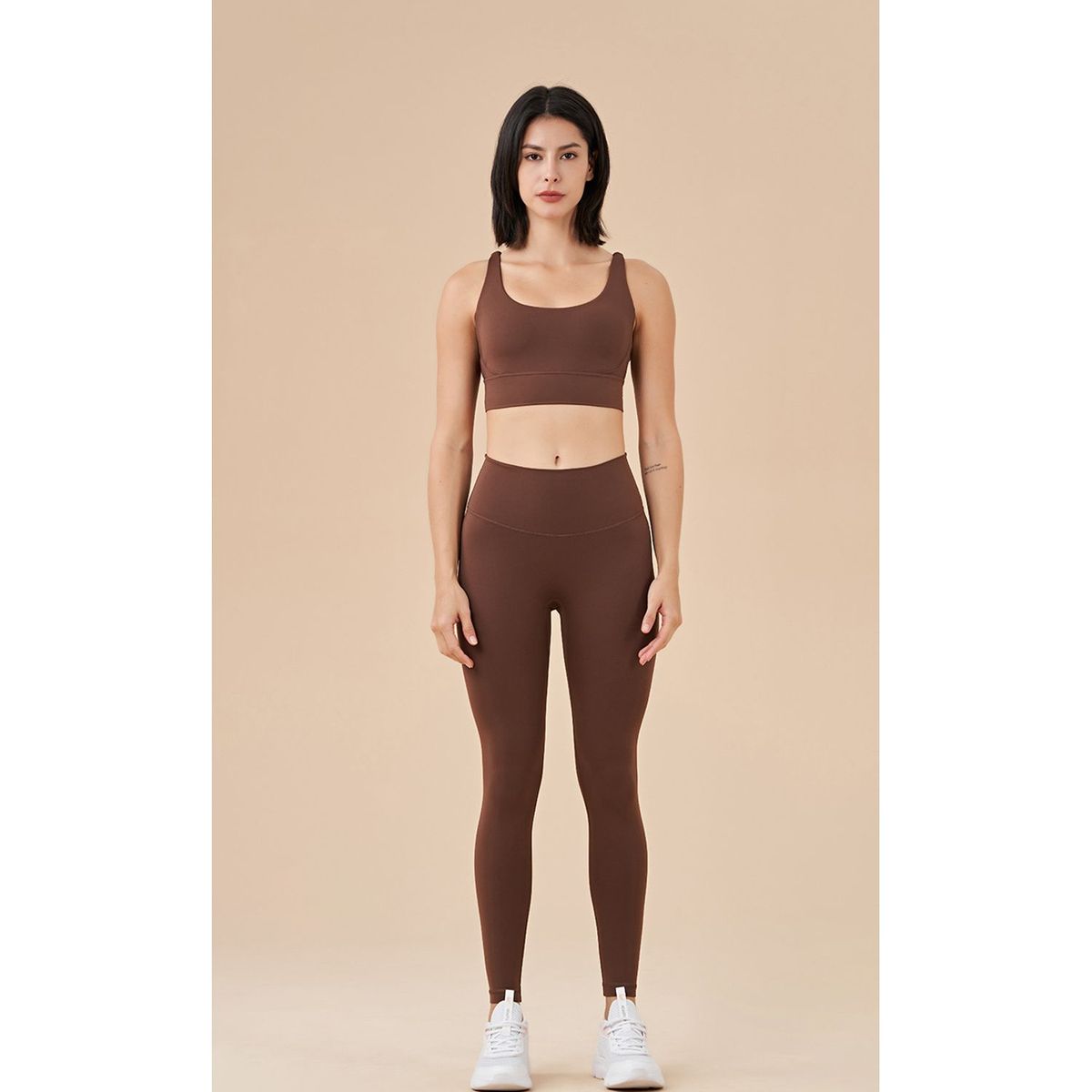 TIOZONEY - Sujetador deportivo con tiras para mujer