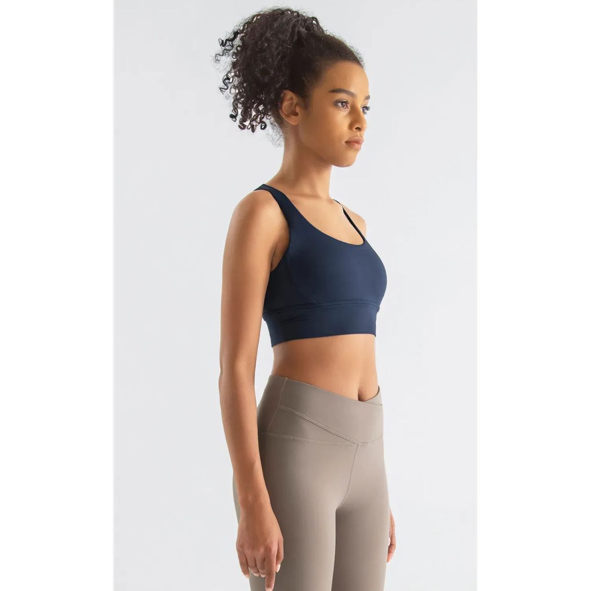 TIOZONEY - Sujetador deportivo con tiras para mujer
