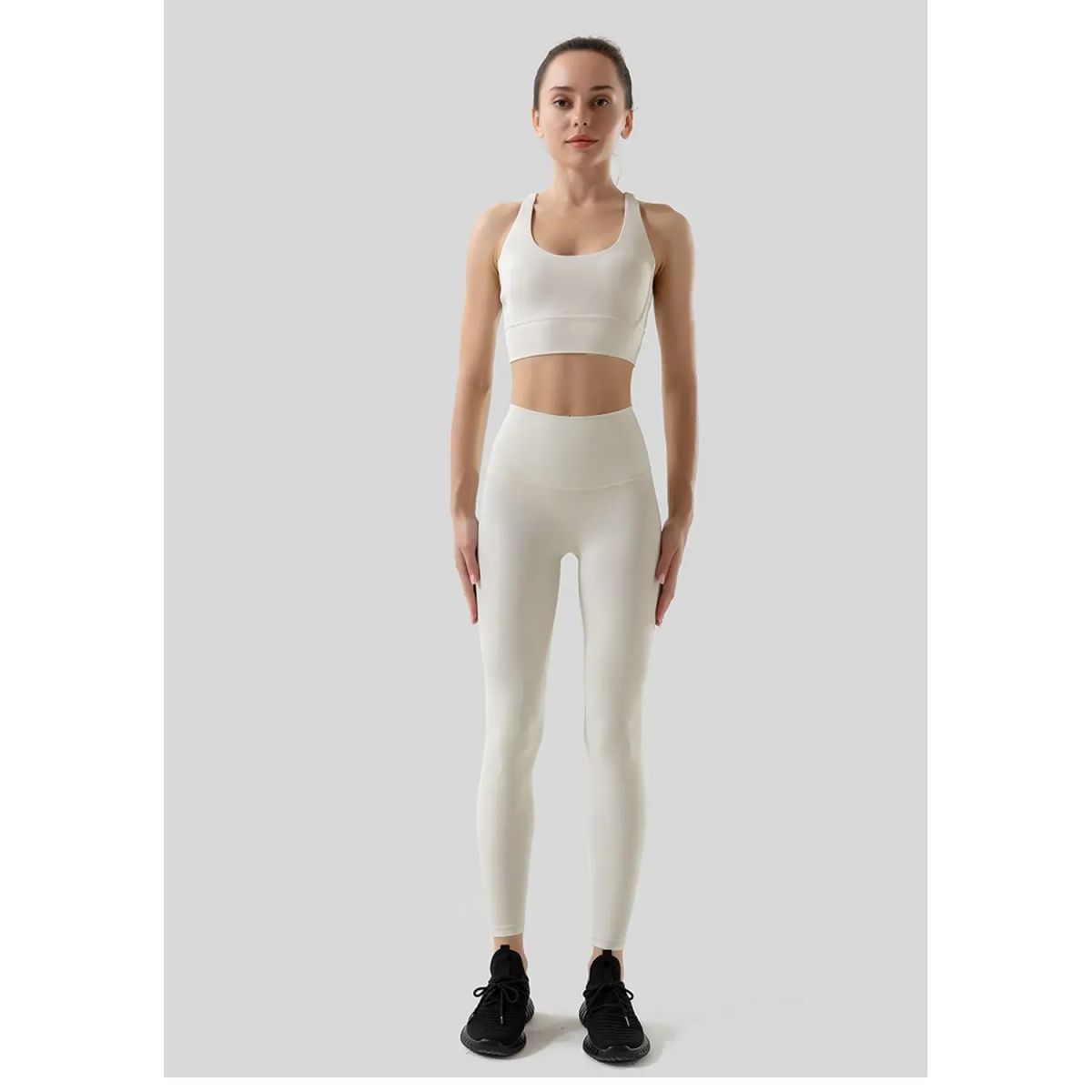 TIOZONEY - Sujetador deportivo con tiras para mujer