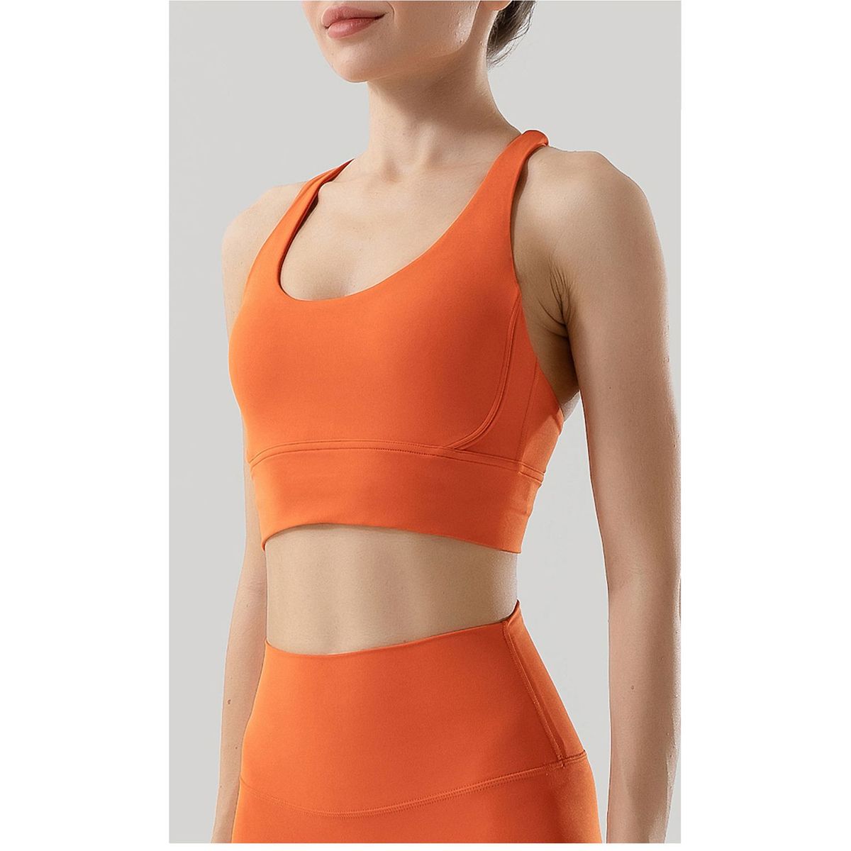TIOZONEY - Sujetador deportivo con tiras para mujer
