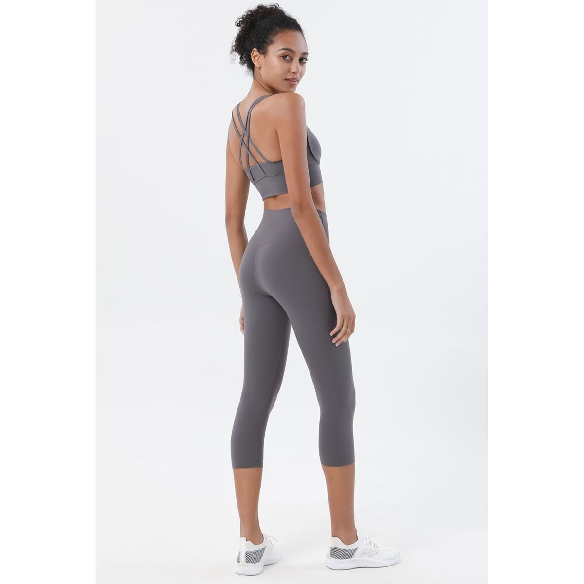 TIOZONEY - Sujetador deportivo con tiras para mujer