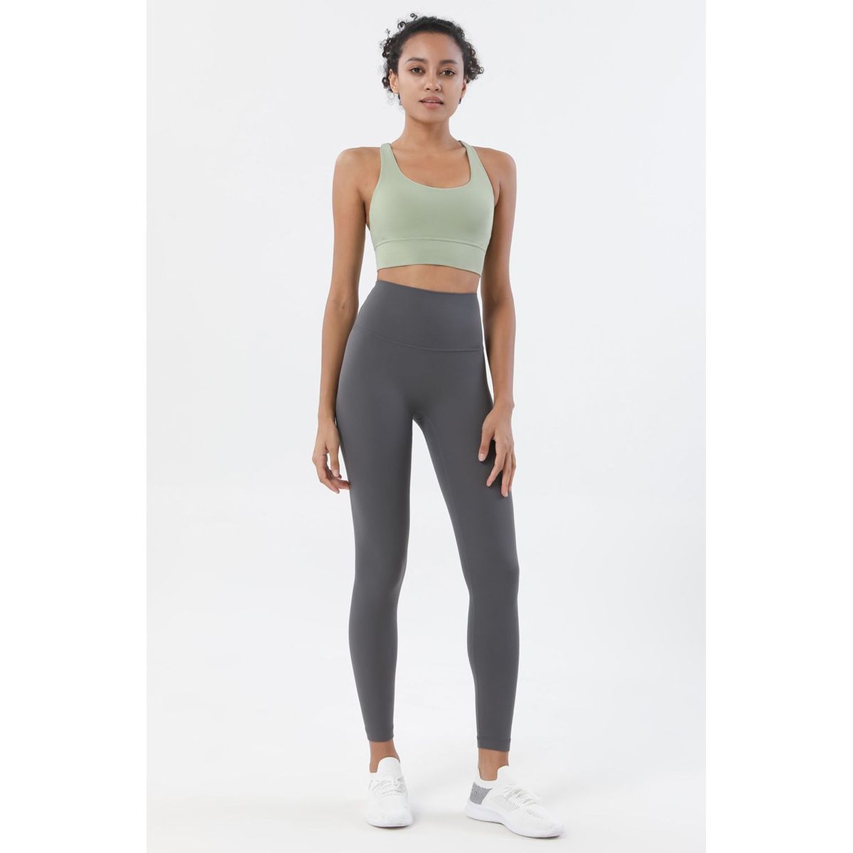 TIOZONEY - Sujetador deportivo con tiras para mujer