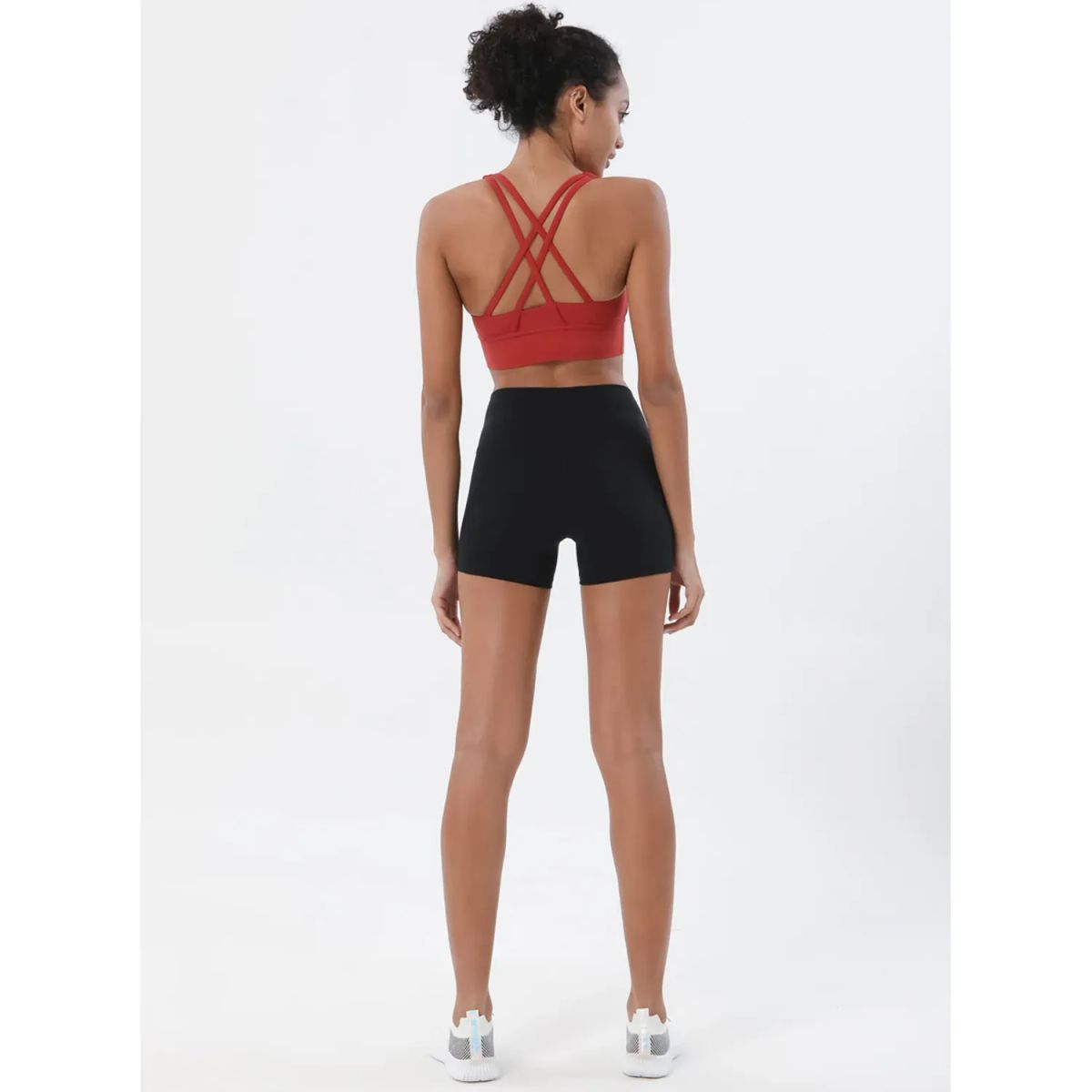 TIOZONEY - Sujetador deportivo con tiras para mujer