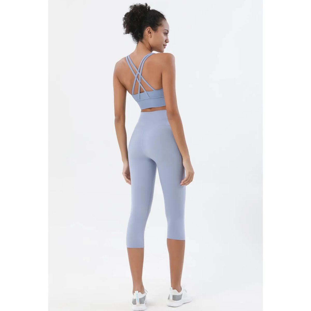 TIOZONEY - Sujetador deportivo con tiras para mujer