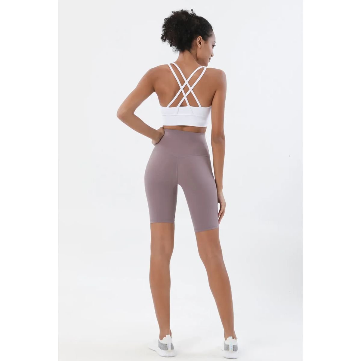 TIOZONEY - Sujetador deportivo con tiras para mujer