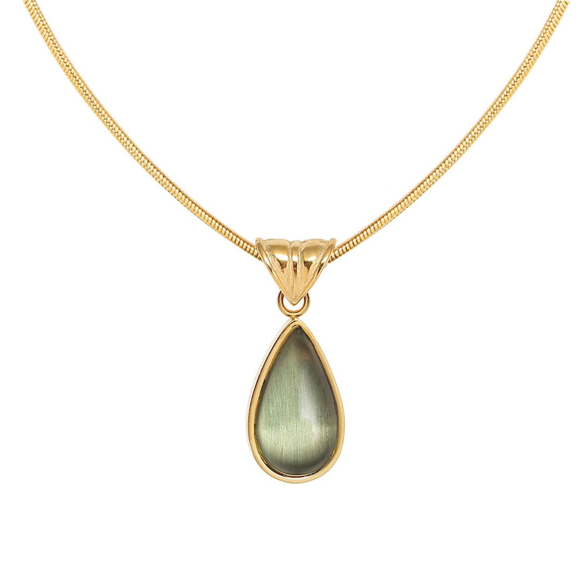TIOZONEY - Collar bañado en Plata 925 para mujer