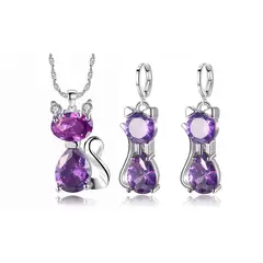 TIOZONEY - Collar bañado en Plata 925 para mujer