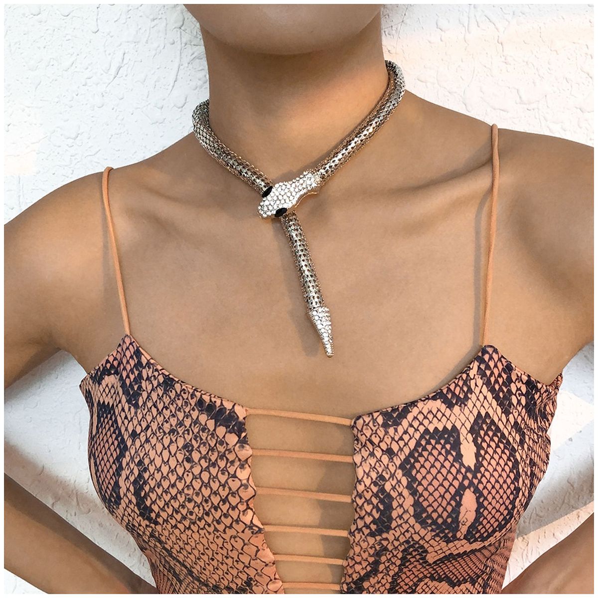 TIOZONEY - Collar Mujer -Multicolor