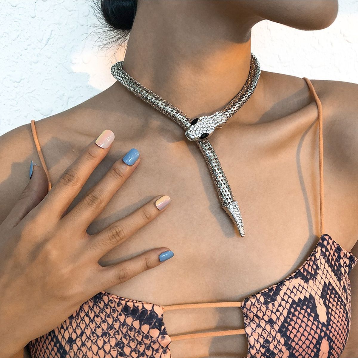TIOZONEY - Collar Mujer -Multicolor