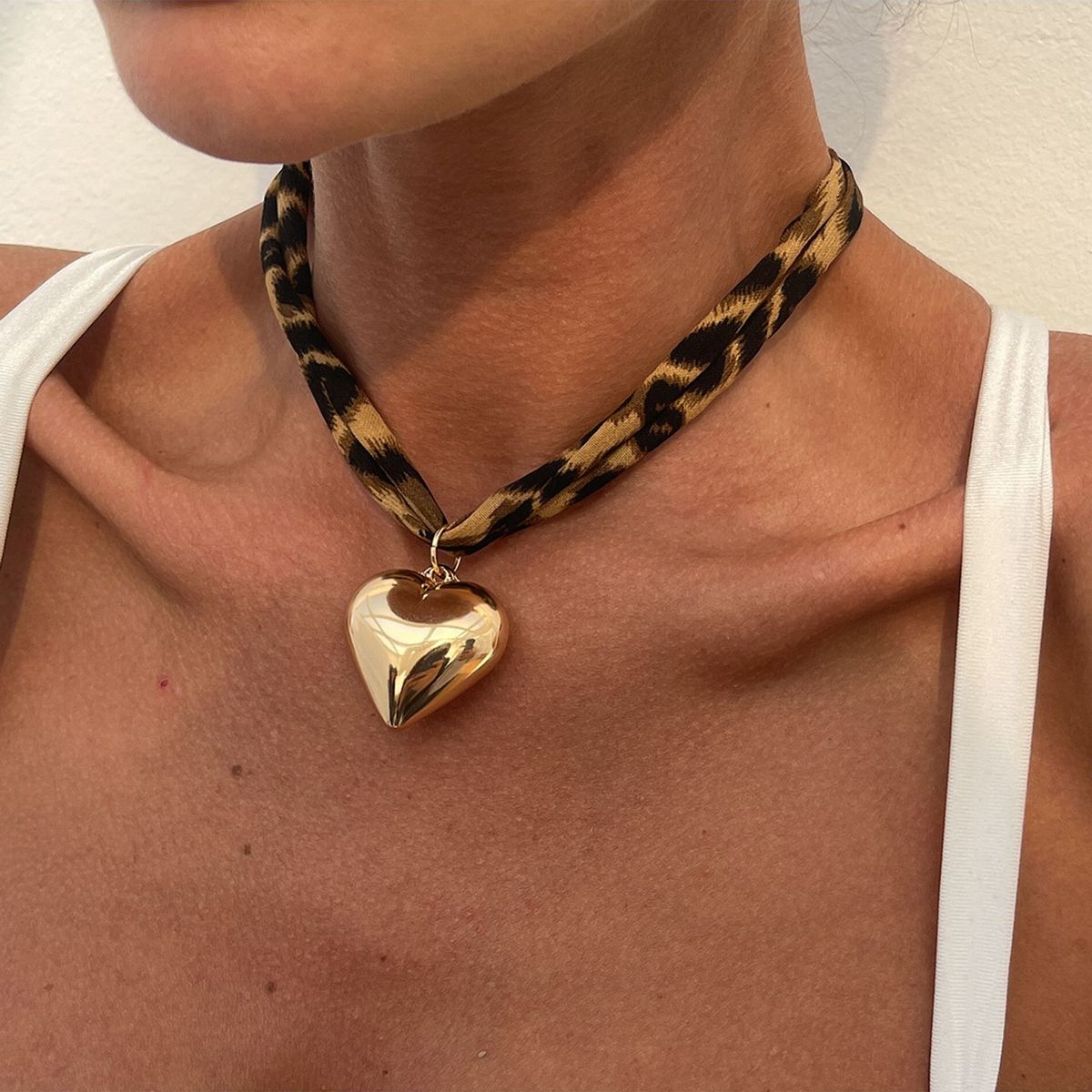 TIOZONEY - Collar de cadena de terciopelo multicapa para mujeres