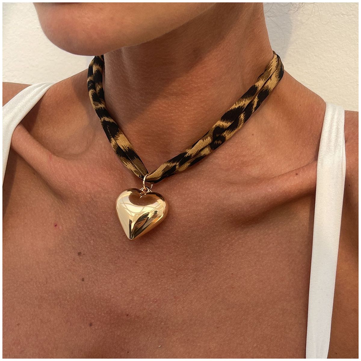 TIOZONEY - Collar de cadena de terciopelo multicapa para mujeres