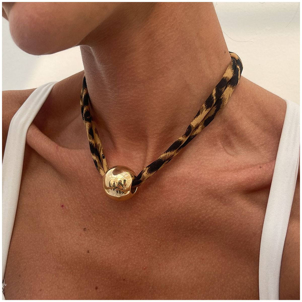 TIOZONEY - Collar de cadena de terciopelo multicapa para mujeres