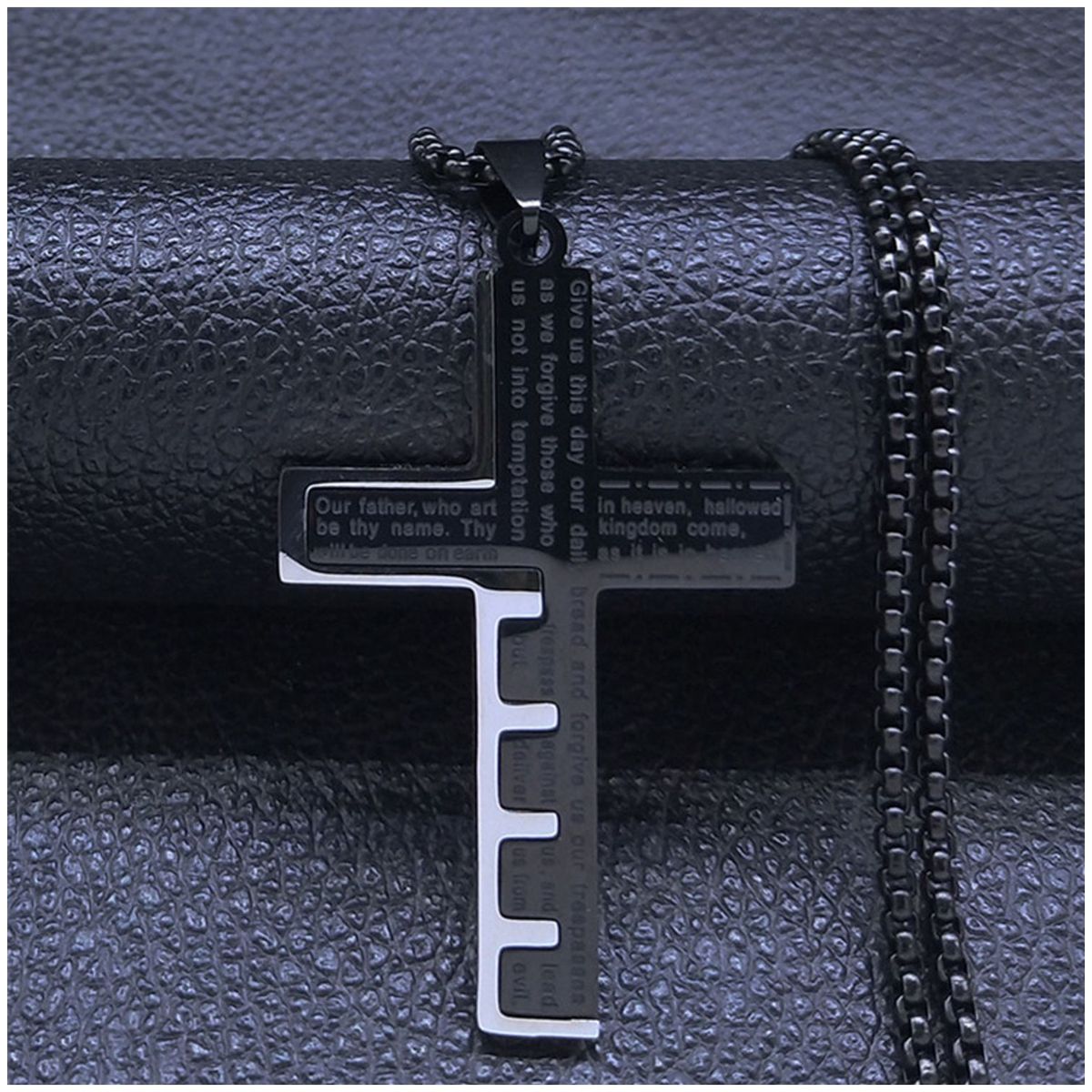 TIOZONEY - collar de cruz cristiana inspiradora para