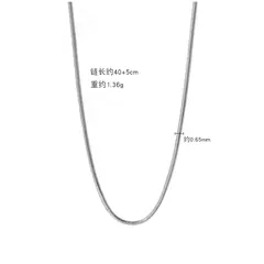 TIOZONEY - Collar de plata de ley para señora