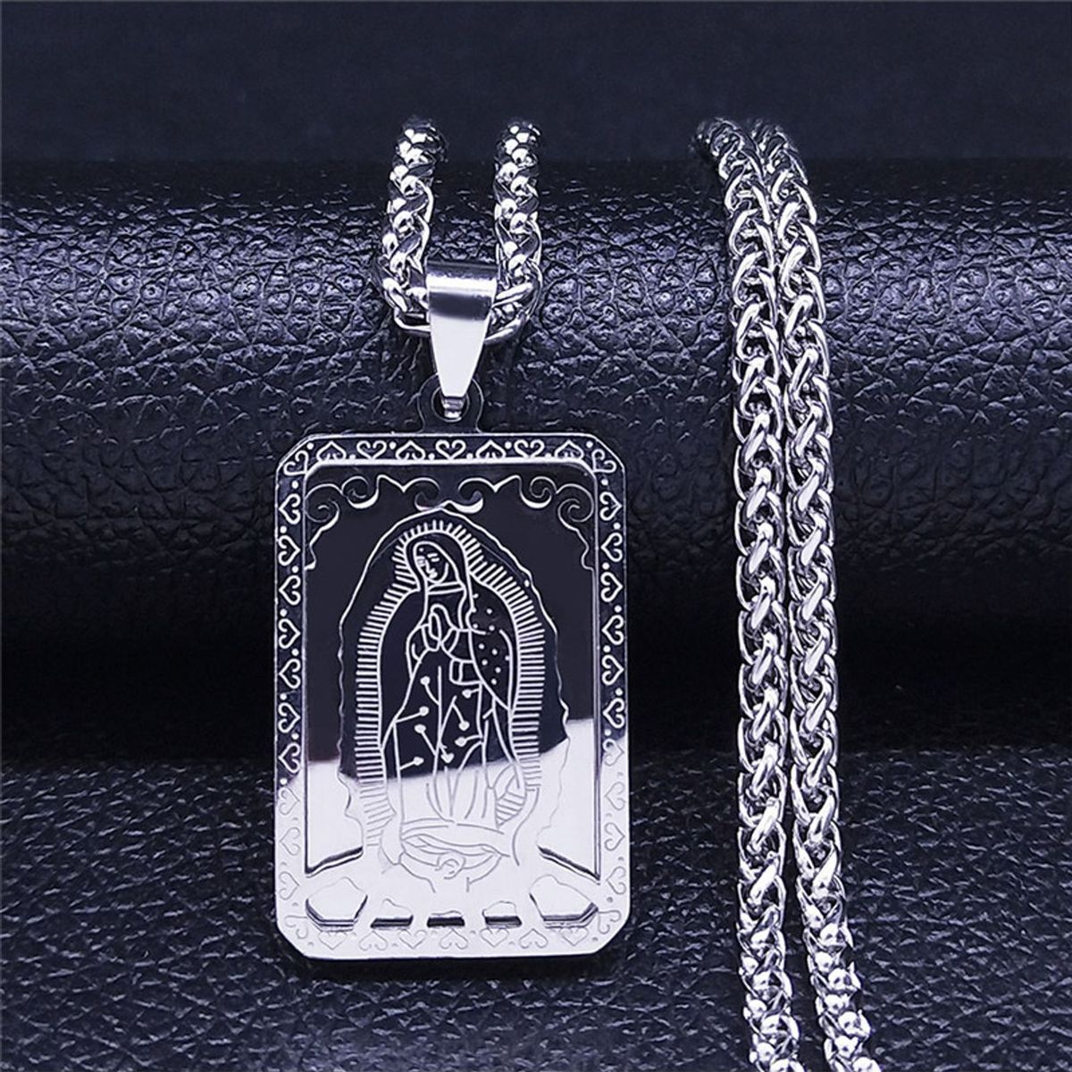 TIOZONEY - Collar y cadena de la Virgen María