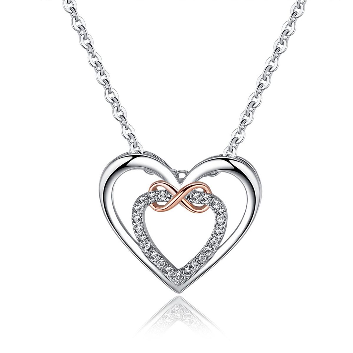 TIOZONEY - Collar bañado en Plata 925 para mujer