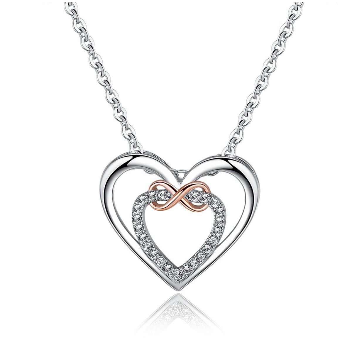 TIOZONEY - Collar bañado en Plata 925 para mujer