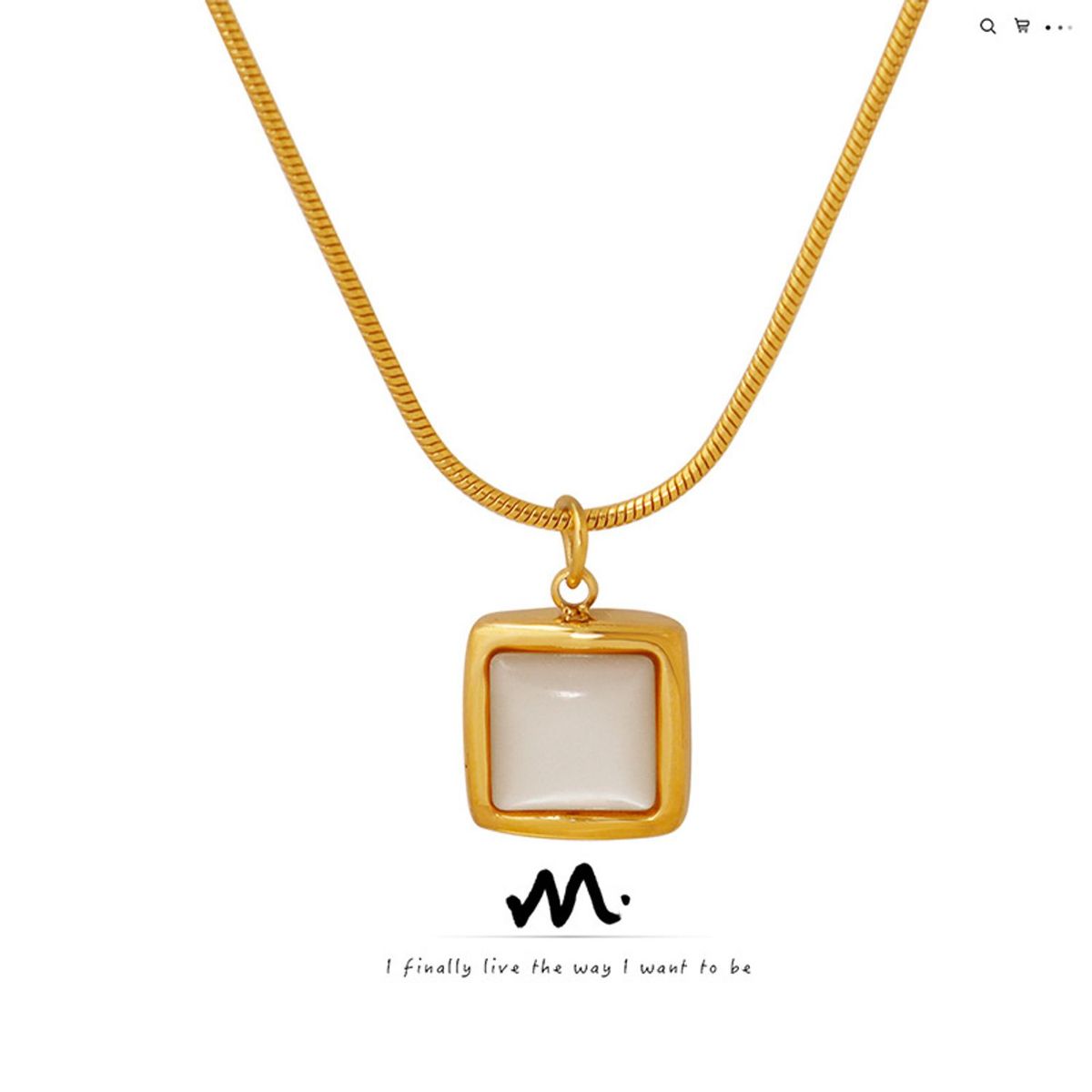 TIOZONEY - Collar colgante para mujer