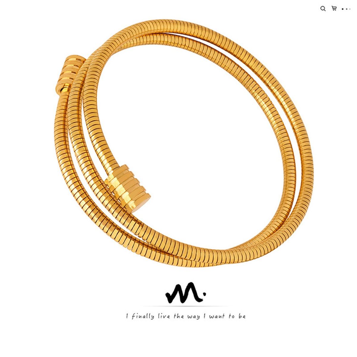 TIOZONEY - Pulsera de acero inoxidable para mujer