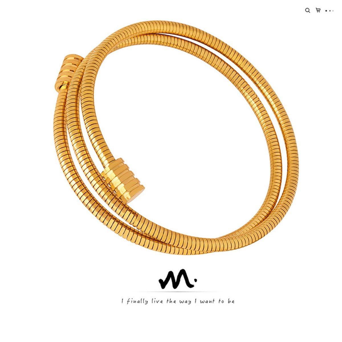 TIOZONEY - Pulsera de acero inoxidable para mujer