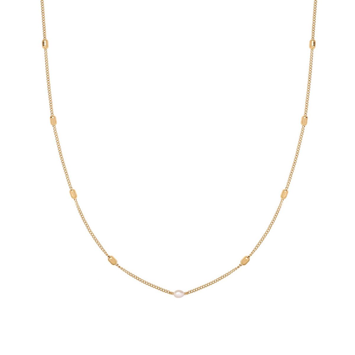 TIOZONEY - Bañado en oro Collar de moda para mujeres