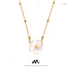 TIOZONEY - Colgante Flor Collar Mujer