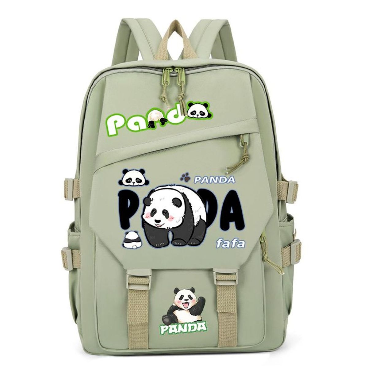 TIOZONEY - Mochila escolar panda para estudiantes
