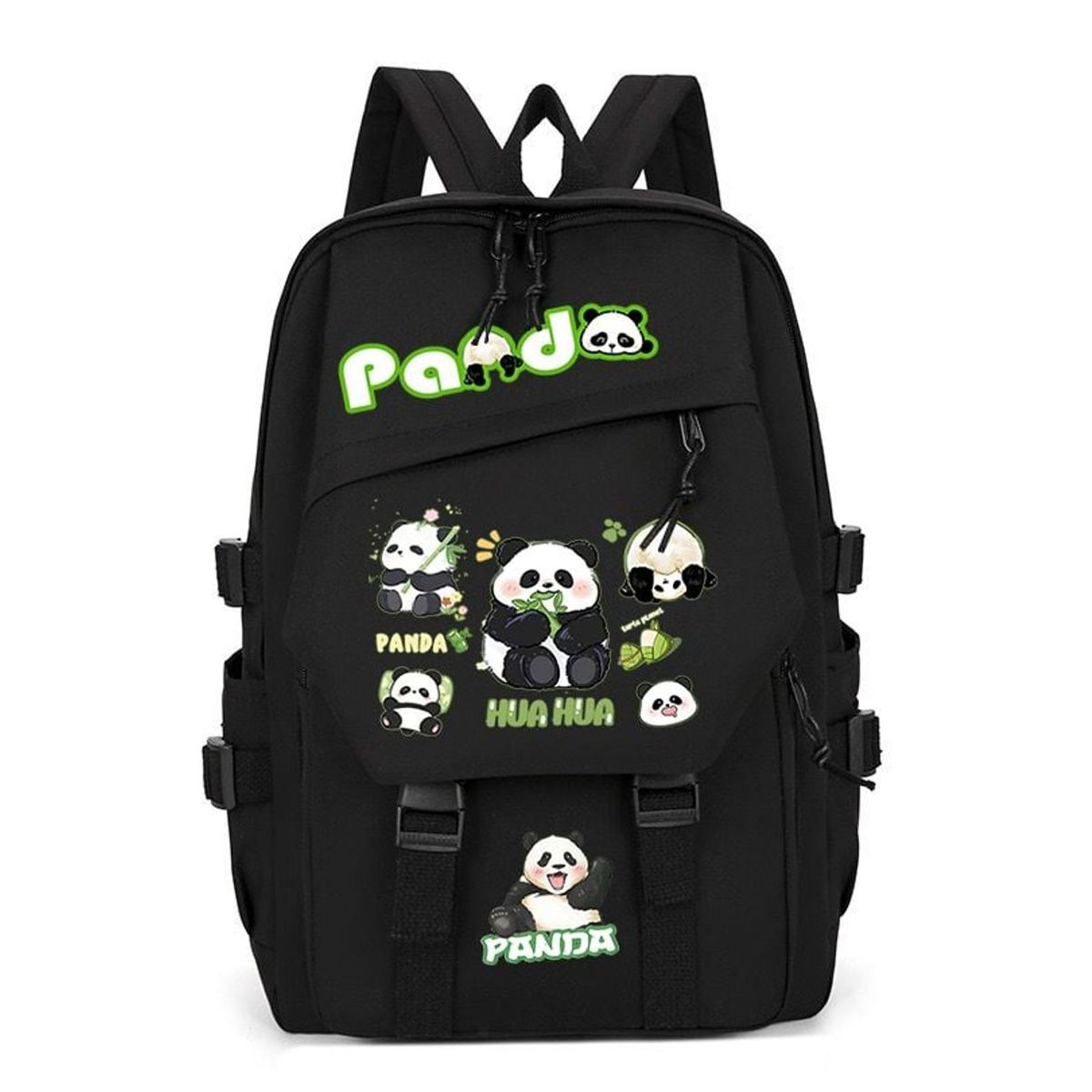 TIOZONEY - Mochila escolar panda para estudiantes