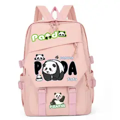 TIOZONEY - Mochila escolar panda para estudiantes