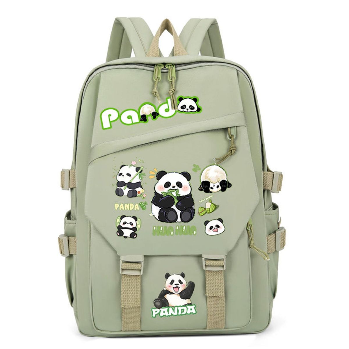 TIOZONEY - Mochila escolar panda para estudiantes