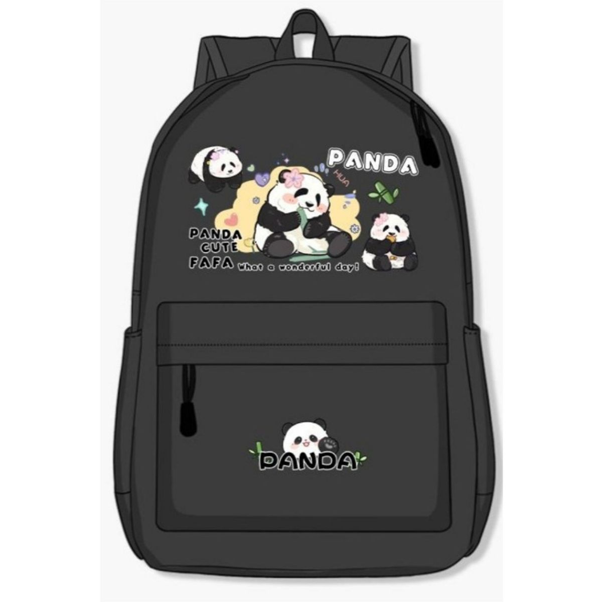 TIOZONEY - Mochila escolar panda para estudiantes