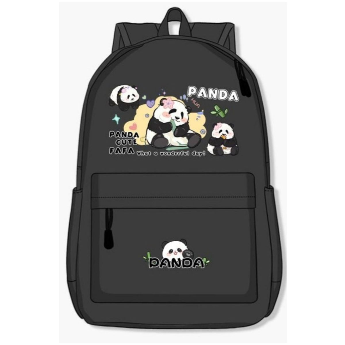 TIOZONEY - Mochila escolar panda para estudiantes