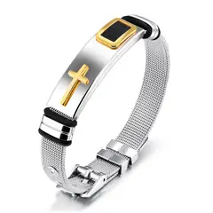 TIOZONEY - Pulsera de acero inoxidable