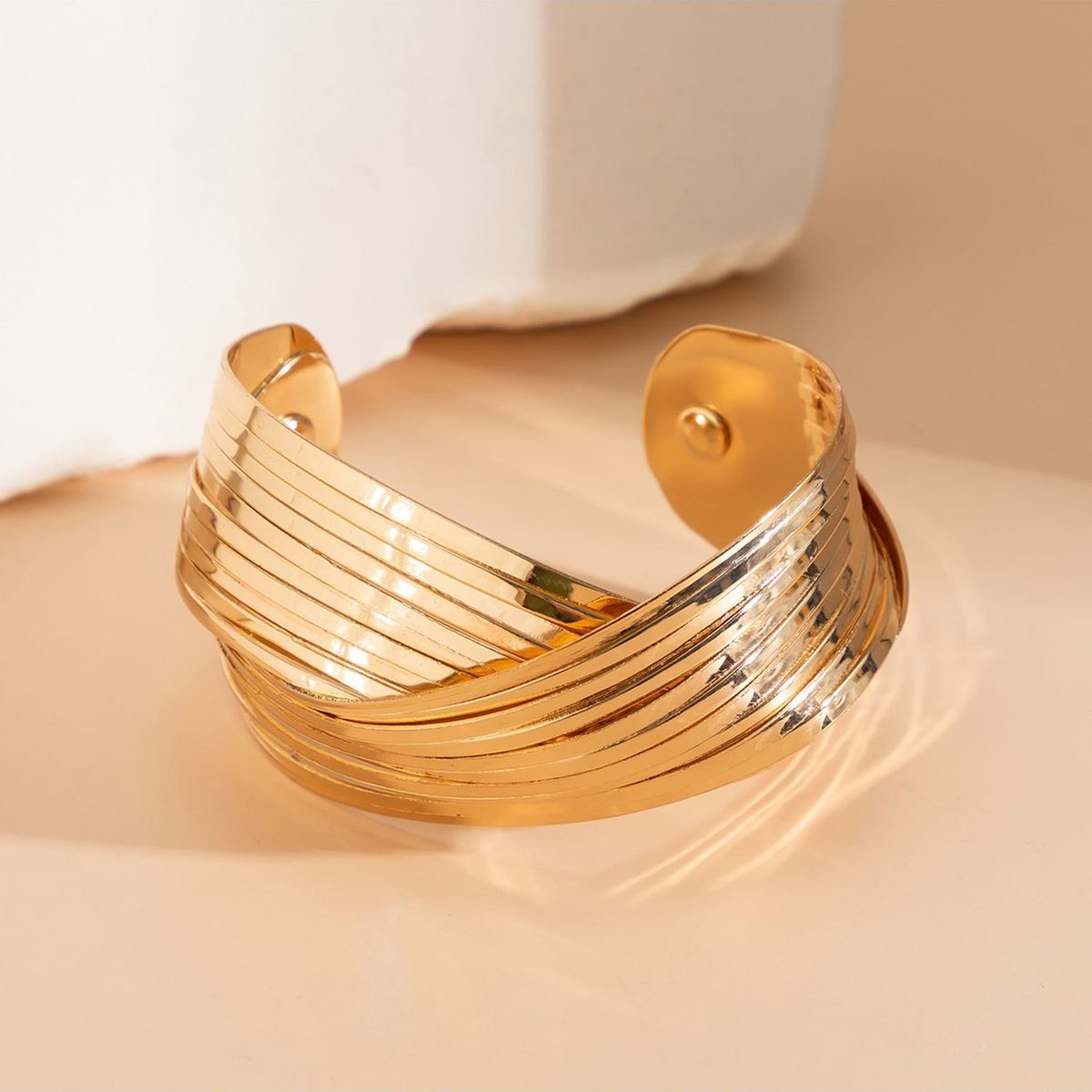TIOZONEY - Pulsera de metal para mujer