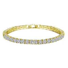 TIOZONEY - Pulsera Cadena Enlazada Mujer
