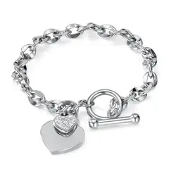 TIOZONEY - Pulsera de acero inoxidable