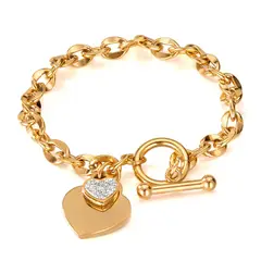 TIOZONEY - Pulsera de acero inoxidable