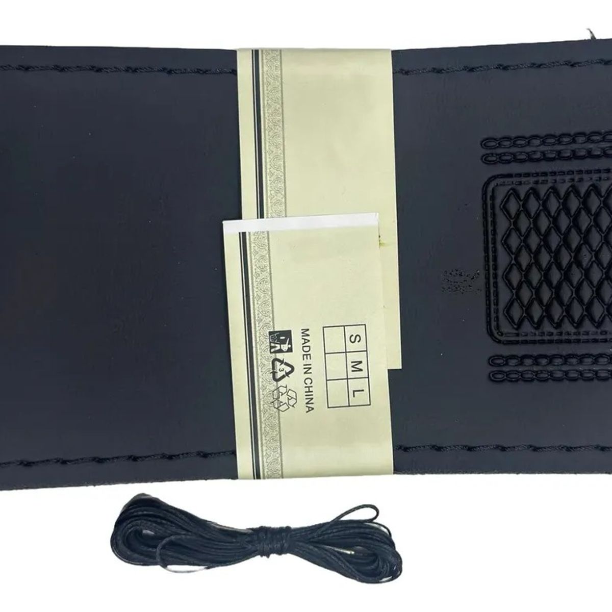 GENERICO - Cubre Volante De Hilo Para Bus De 45cm Negro