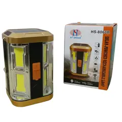 GENERICO - Lampara Led Solar 4 Potentes Luces Cálidas Y Panel Integrado